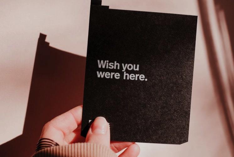 booklet with the title 'wish you were here' re Claudia's law